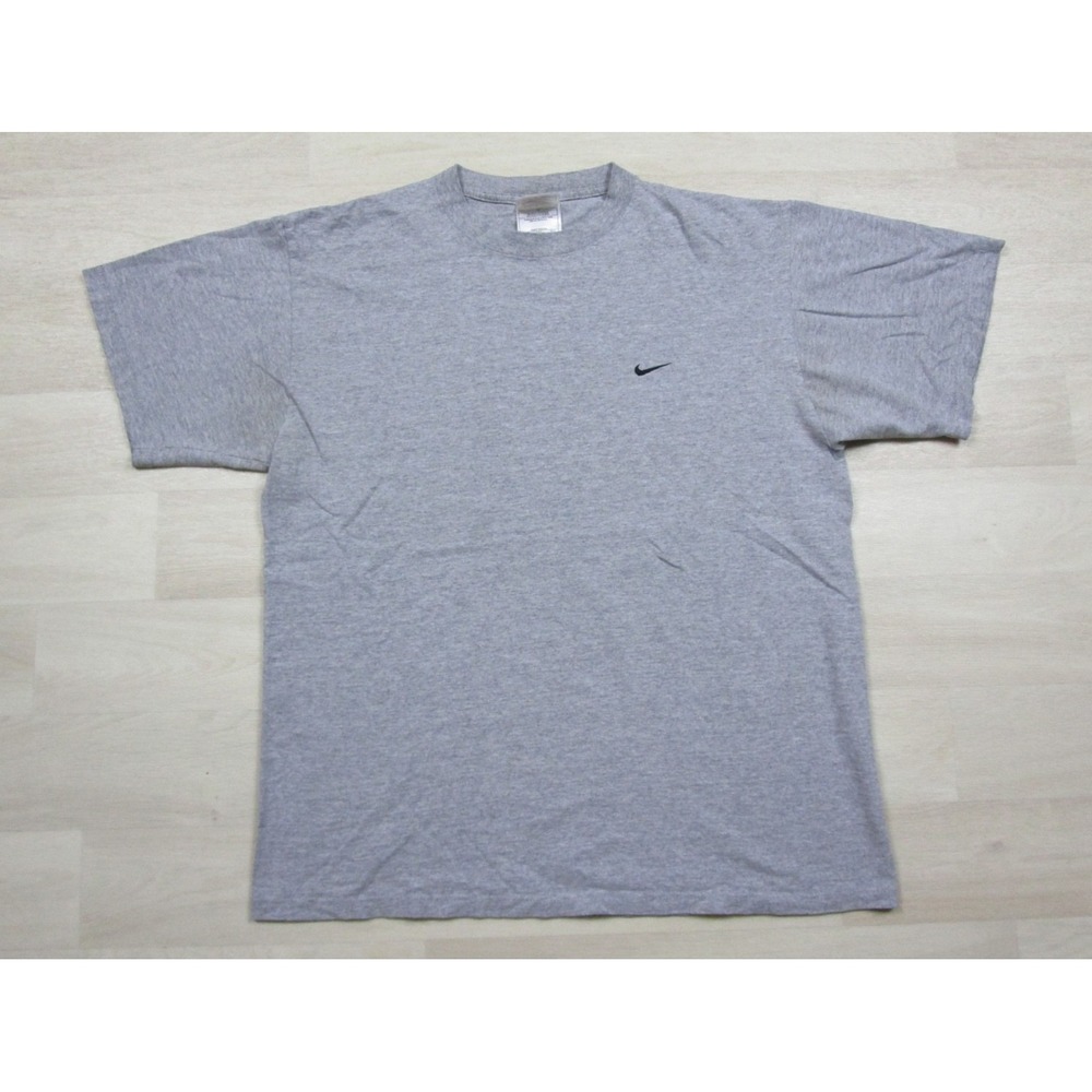 Vintage 90s Nike T Shirt Men's (M) Mini Side Swoosh Red Tag Athletic USA Made
